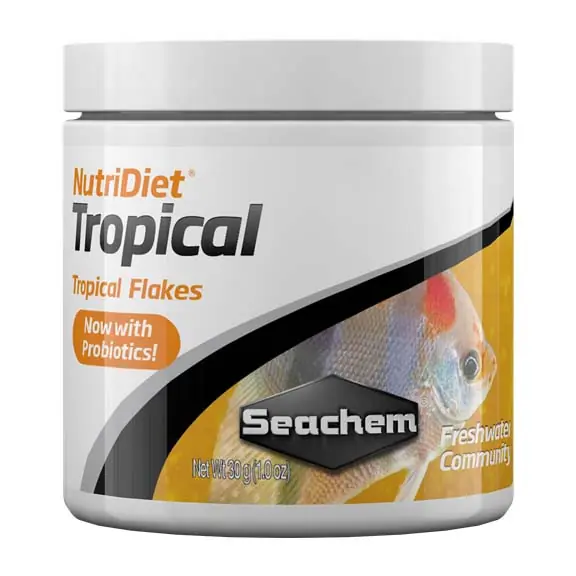 NutriDiet Tropical Flakes w/Probiotics (30g) - Seachem