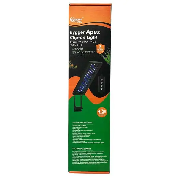 Apex Clip-on Light 22 Watt Saltwater (HG990) - Hygger