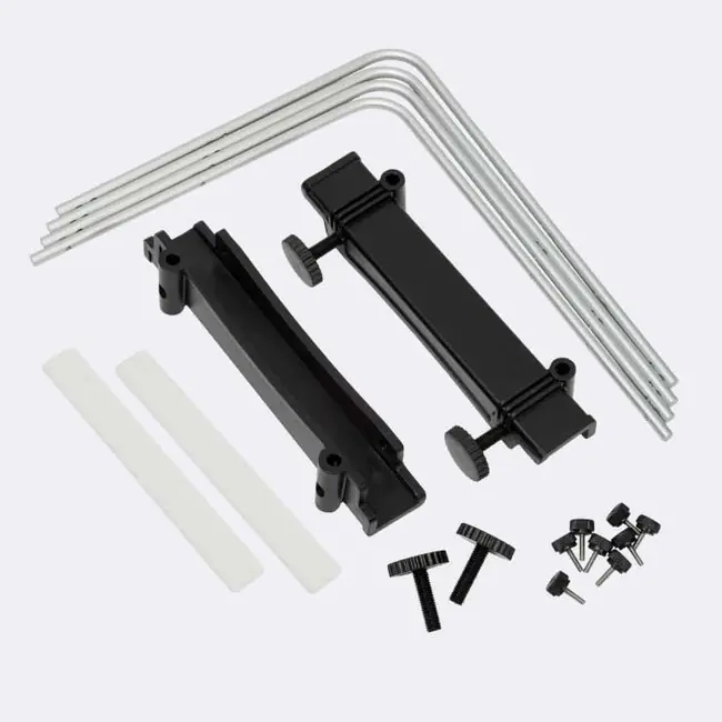 Meridian 11/24 Side-of-Tank Mounts (Silver) - Reef Breeders