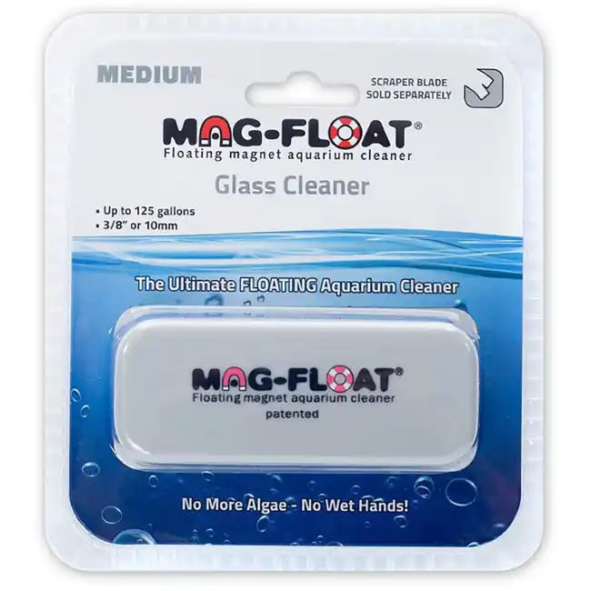 125 Medium Glass Algae Magnet With Scraper Option - Mag Float