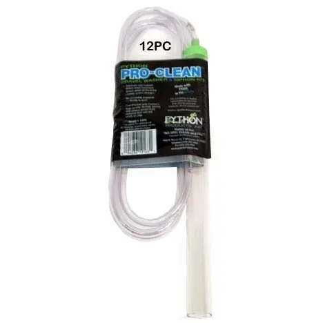 Pro-Clean Gravel Vac - Small Tall(12 Piece, 20" Tube w/ 6' Hose) - Python