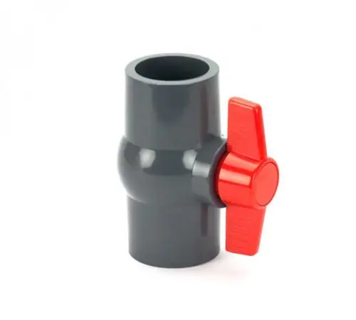 PVC Ball Valve 1 1/2" S X S (Grey) - Generic