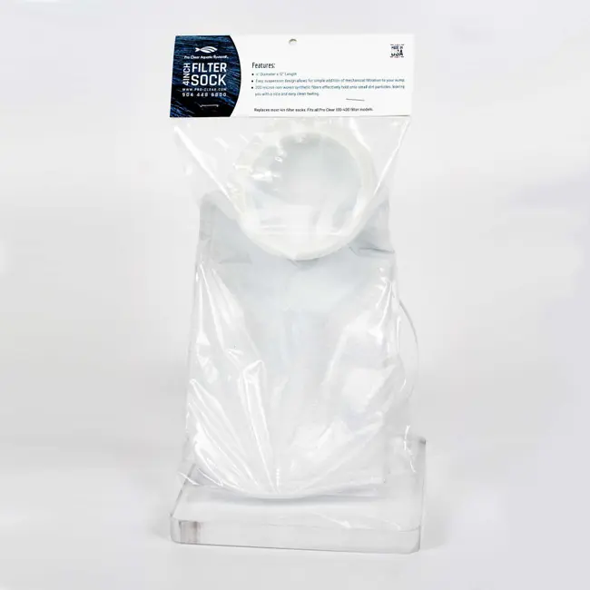 4" x 12" Filter Sock - Pro Clear Aquatic Systems