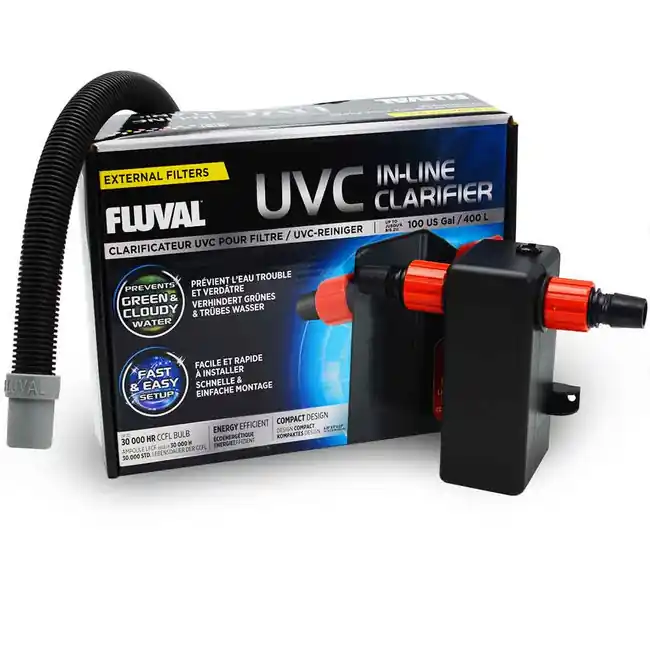 UVC In-Line Clarifier (up to 100 Gallon) UV - Fluval