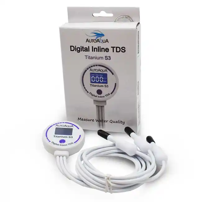 Titanium S3 Digital Inline TDS Meter - AutoAqua