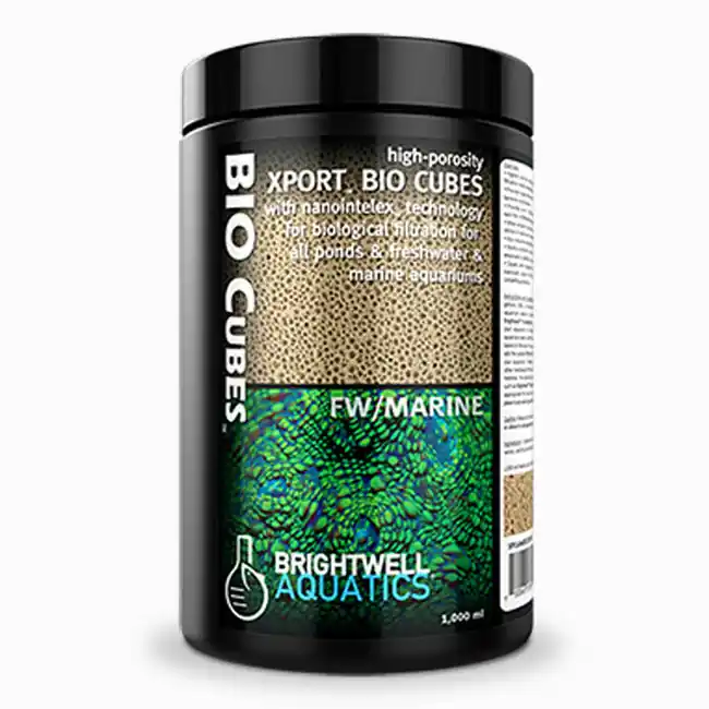 Xport-BIO - 1/2" Cubes; Biological Filtration Media (1000 ML) - Brightwell