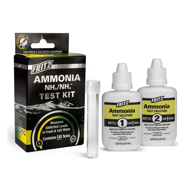 Ammonia Liquid Test Kit (Up to 130 Tests) - Fritz Aquatics