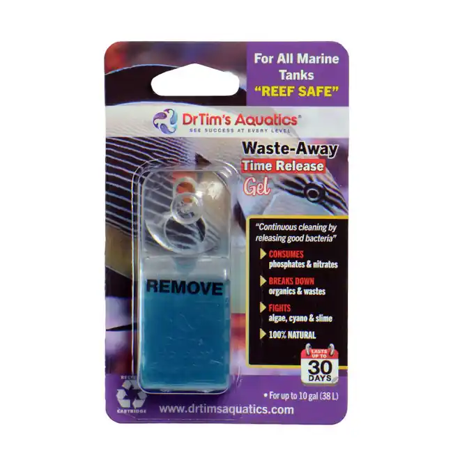 Waste Away Time Release Gels Marine (10 Gallon) - Dr Tims Aquatics