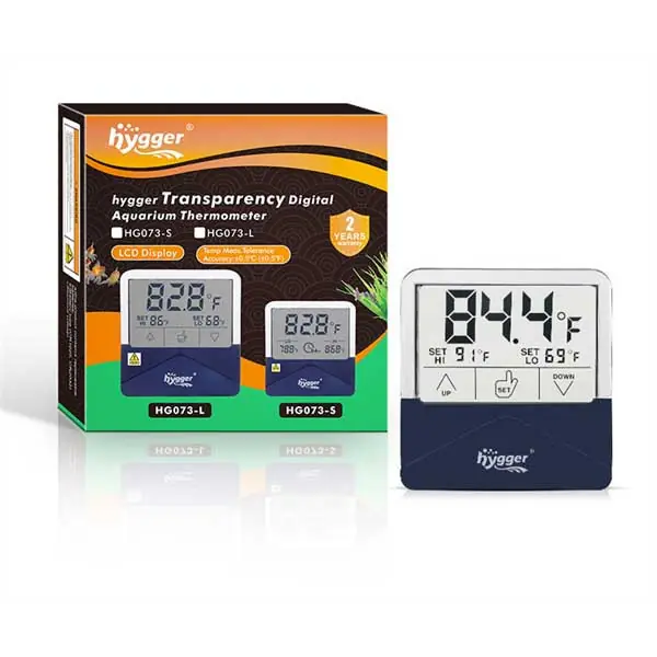 Hygger Transparency Digital Aquarium Thermometer - HG073-L - Hygger