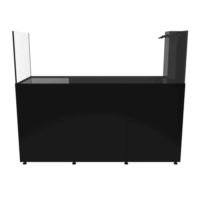 ProStar Rimless V2 230 Peninsula Aquarium w/ BLACK Stand - Pro Clear Aquatic Systems