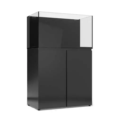 65 Gallon Rimless Flat Panel Aquarium w/ Black Stand - JBJ