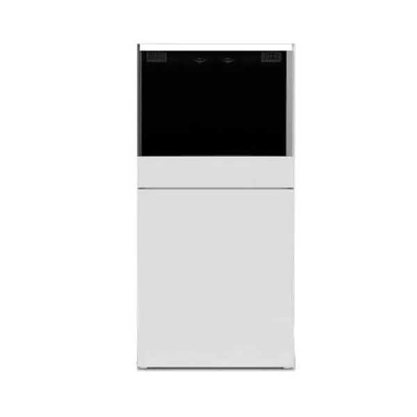 45 Gallon Rimless Flat Panel Aquarium w/ White Stand - JBJ