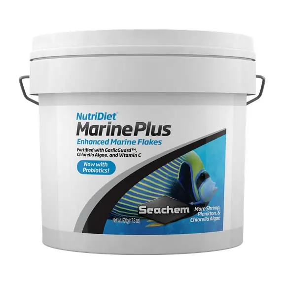 NutriDiet Marine Plus Flakes w/Probiotics (500g) - Seachem