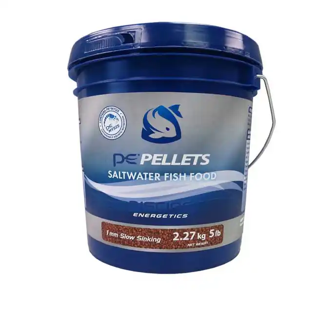 PE Mysis Pellets Saltwater 5 lb Bucket (1mm) - PE Mysis