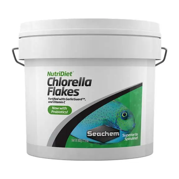 NutriDiet Chlorella Flakes w/ Probiotics (500g) - Seachem