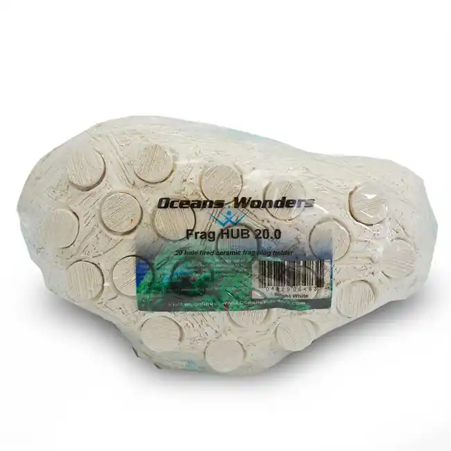 Frag HUB 20.0 (WHITE) Ceramic Frag Plug Holder - Oceans Wonders