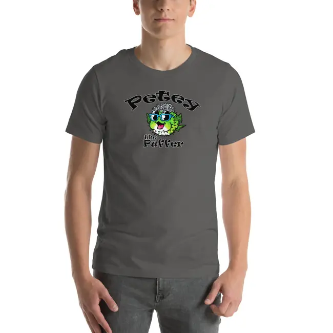 Petey the Puffer T-Shirt Premium Bella Canvas 3001 - SAQPrint