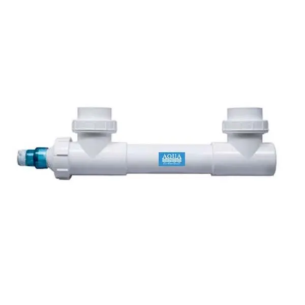 Classic 25 Watt UV White 3/4" Barb Fitting - Aqua Ultraviolet