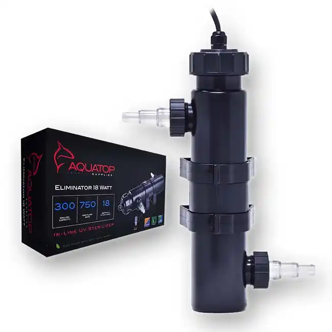 Eliminator Series In-Line UV (36 W) Sterilizer 1250 GPH - AquaTop
