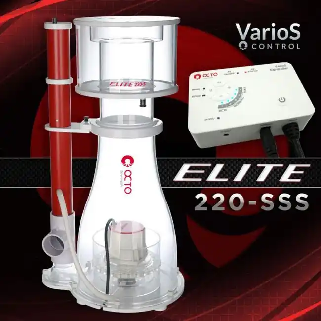 Elite 220 SSS Space Saver Super Cone Skimmer - Reef Octopus