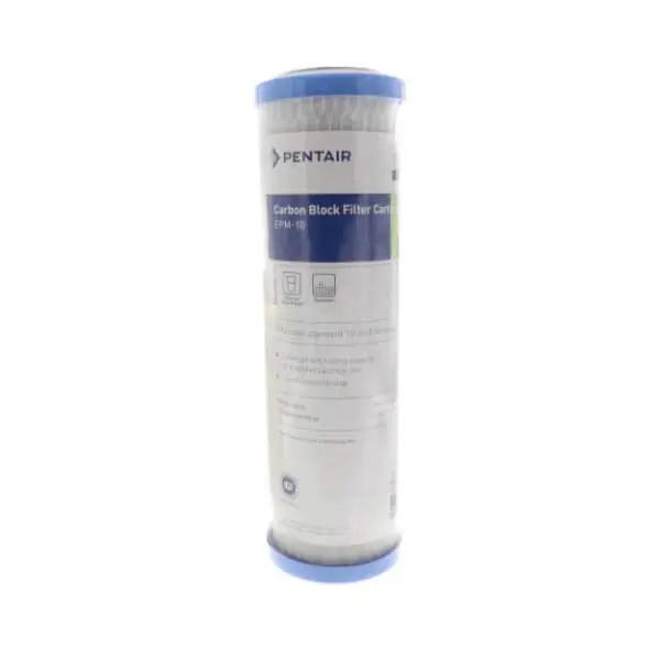 EPM-10, Modified Epsilon Carbon Block Drinking Water Filter Cartridge (10.0 Micron) - Pentair