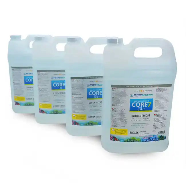 Core7 Reef Supplements Kit 3.8L/ 1 Gallon Liquid Set (Other Methods) - Triton