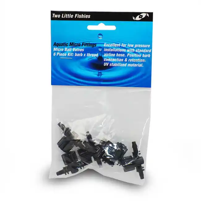 Micro Valves - Barb x Thread - Two Little Fishes