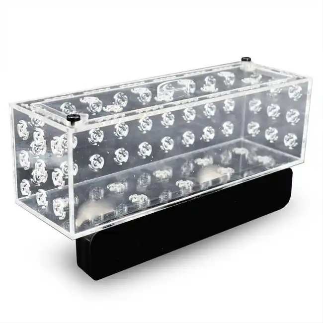 Slimline CLEAR Magnetic Acclimation / Coral Anemone Box - 1/2" Glass (10" x 3" x 3") - PNW Custom