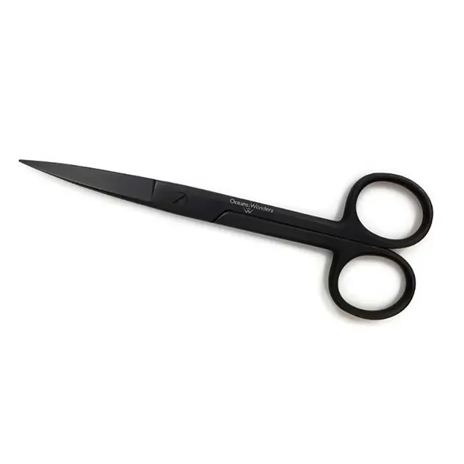 6" BLACK OXIDE Soft Coral Scissors - Oceans Wonders