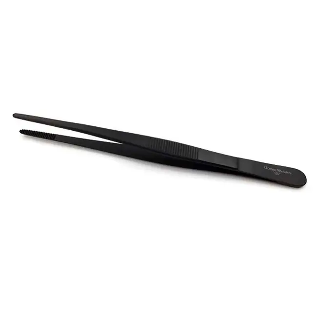 6" BLACK OXIDE Coral Forceps - Oceans Wonders