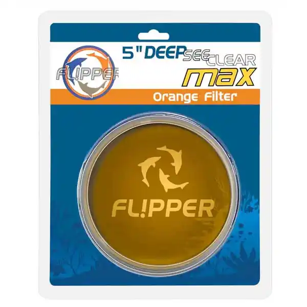 DeepSee Clear Orange Lens Filter For 5" Max - Flipper
