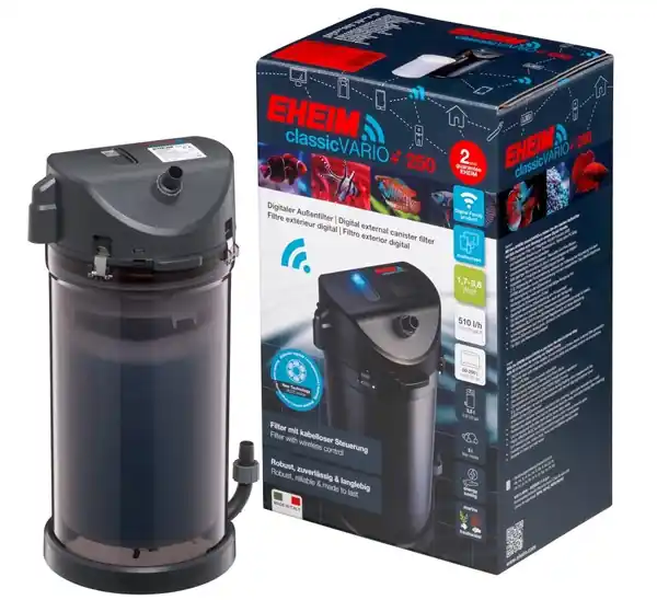 Classic Vario+e 250 Canister Filter - WiFi (13-66 Gallons) - Eheim
