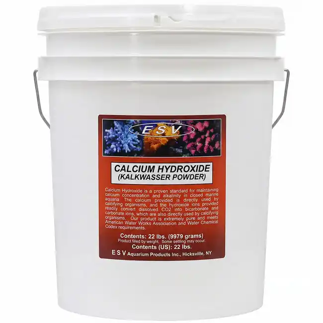 Kalkwasser Powder Calcium Hydroxide 5 Gallon Bucket (22 lbs, 10 kg) - ESV
