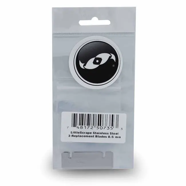 LittleScrape Replacement Stainless Steel Blades Set of 3x (0.5 mm thick) - Two Little Fishies