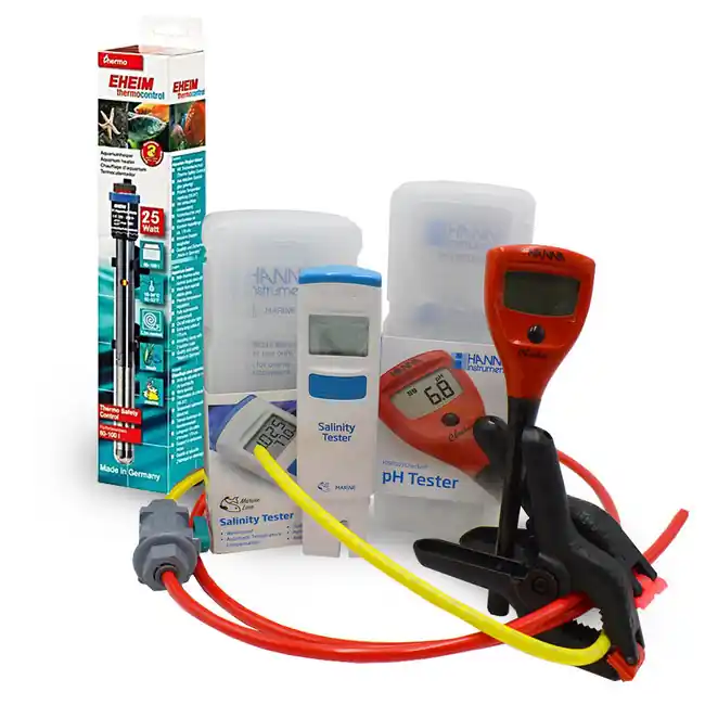 Complete Drip Acclimation Kit (PH, Temp, Salinity) w/Heater - All Misc Brands