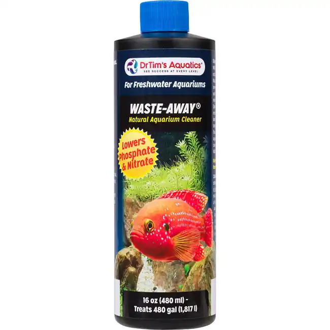 Waste-Away Natural Aquarium Cleaner for Freshwater Aquaria (16 oz) - Dr Tim's