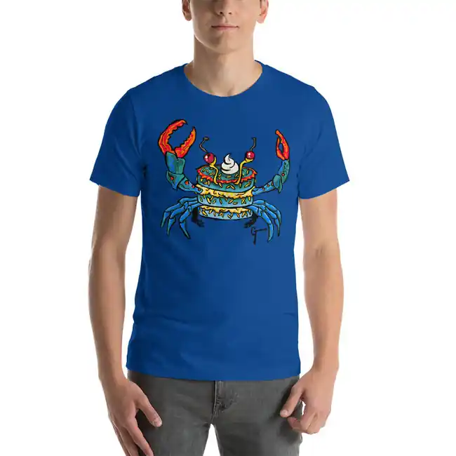 Crab Cake T-Shirt Premium Bella Canvas 3001 - SAQPrint