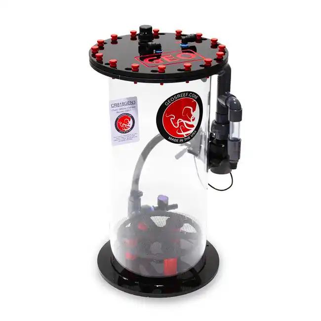 Classic CR818 GEN 3 - 8" Calcium Reactor RED w/Pump - Geo's Reef
