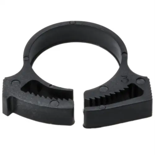 Plastic Snapper Hose Clamp 1/2" BLACK (50 Count) - SaltwaterAquarium