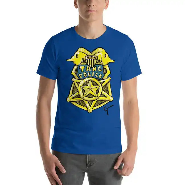 Tang Police Badge! Premium Bella Canvas 3001 - SAQPrint