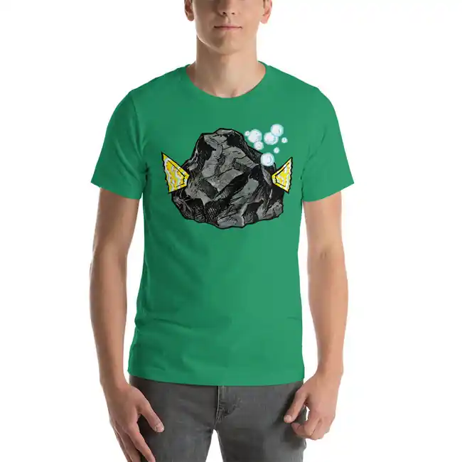 Rock Fish T-Shirt Premium Bella Canvas 3001 - SAQPrint
