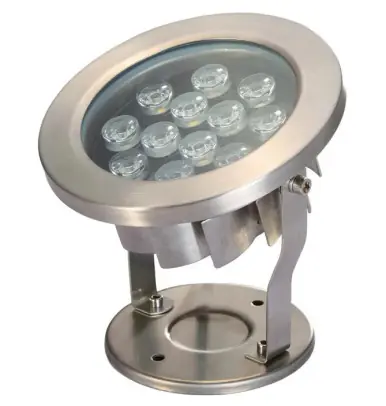 12 watt LED Submersible Stainless Steel fixture - Warm White