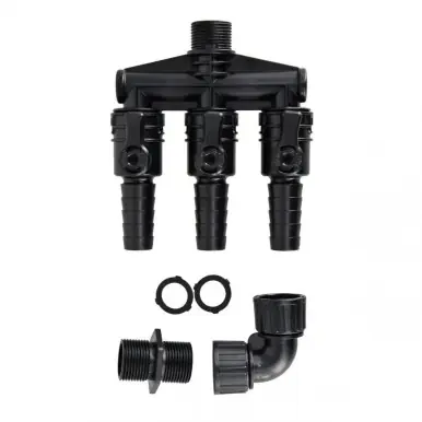 VALVE 3-WAY MPT X BARB