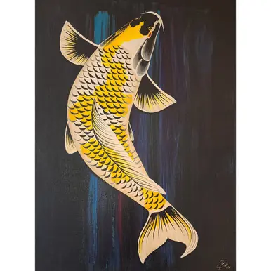 Yellow Kujaku - jennpai art