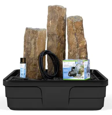MONGOLIAN BASALT COLUMNS SET OF 3 FOUNTAIN KIT - Aquascape