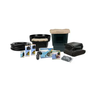 MEDIUM POND KIT 11' X 16' W/AQUASURGE 2000-4000 POND PUMP