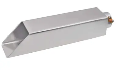 Vianti Falls Stainless 2 1/2" Square Scupper - Easy Pro