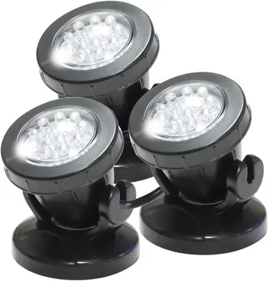 Bermuda Color Changing Triple Pond Light Set