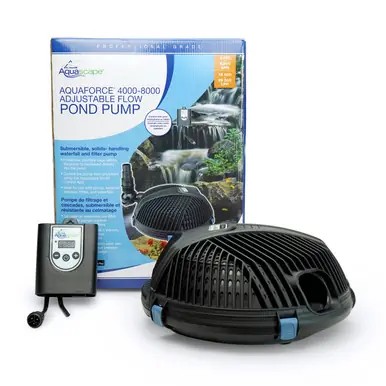 AQUAFORCE 4000-8000 ADJUSTABLE FLOW SOLIDS-HANDLING POND PUMP