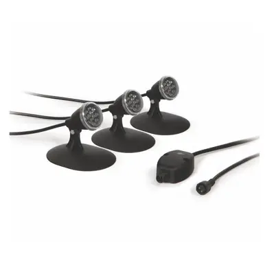 Atlantic 3 Pack - 1 Watt Warm White LED Pond Light